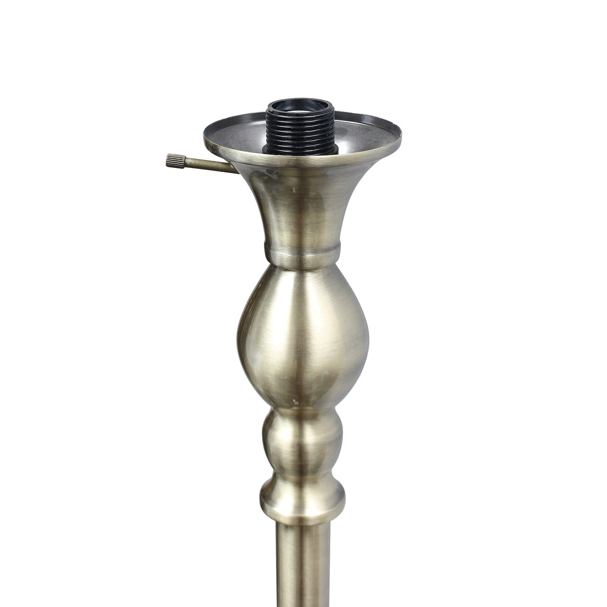Elegant Designs 1 Light Torchiere Floor Lamp with Marbleized White Glass Shade