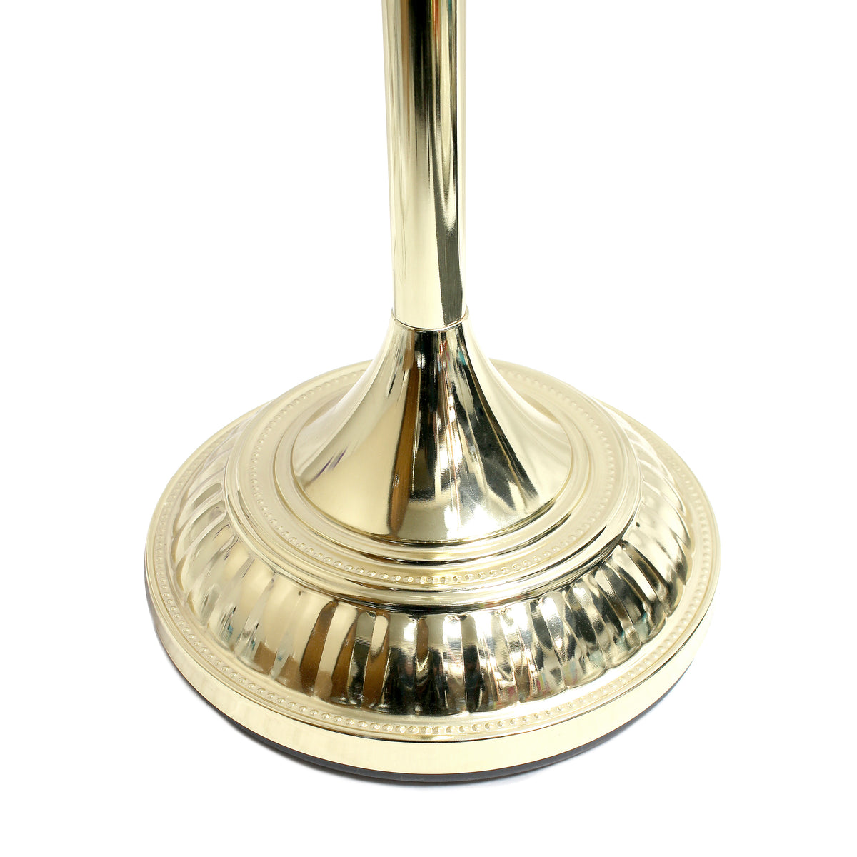 Elegant Designs 1 Light Torchiere Floor Lamp with Marbleized White Glass Shade