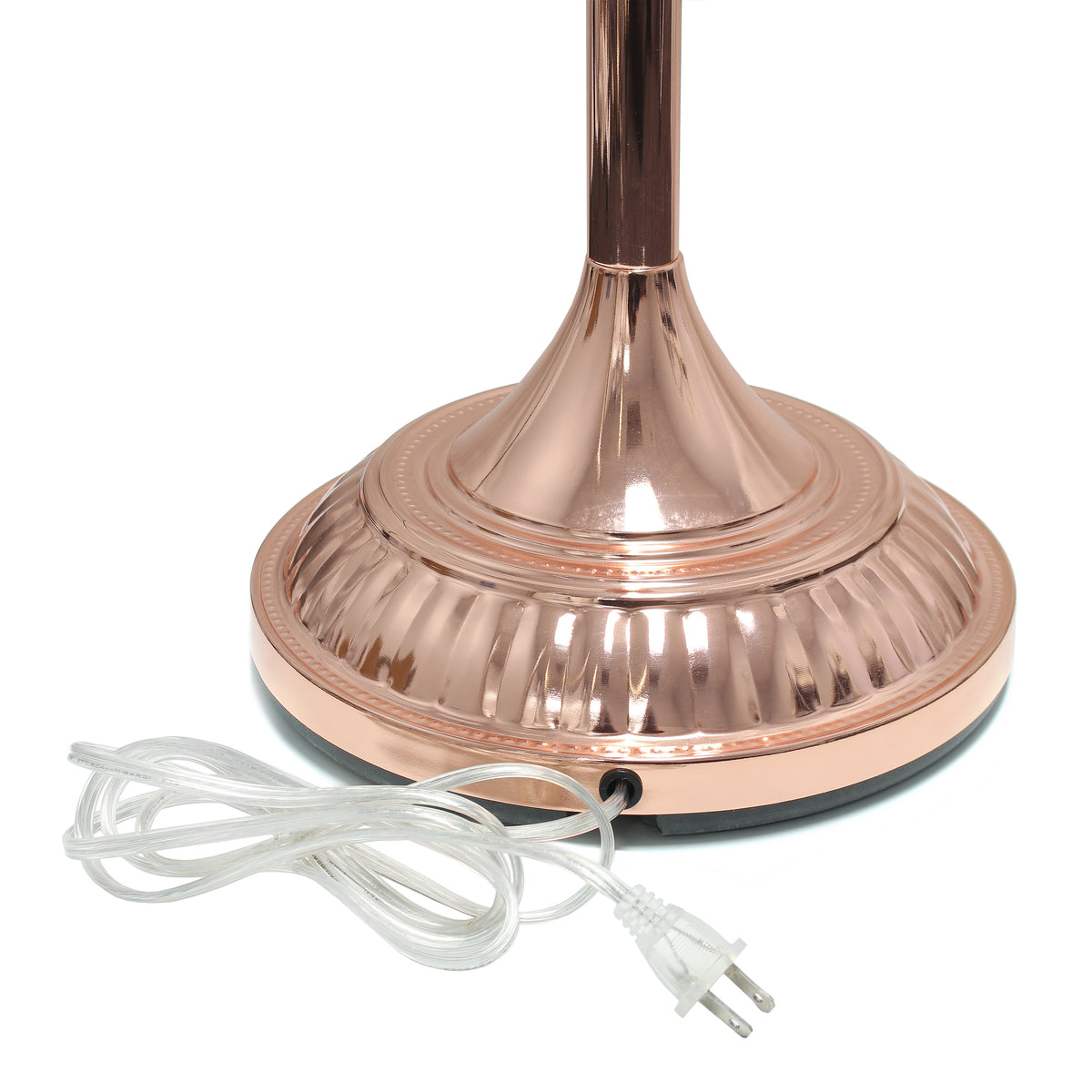 Elegant Designs 1 Light Torchiere Floor Lamp with Marbleized White Glass Shade